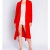 P.J. Salvage Textured Essentials Robe Red