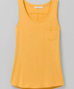 Prana Foundation Scoop Neck Tank Birch Heather