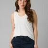 Prana Cozy Up Tank White 2 Prana Cozy Up Tank White