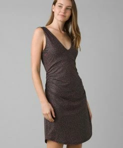 Prana Pearl Isla Dress Deep Pine Spots
