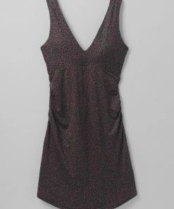 Prana Pearl Isla Dress Deep Pine Spots