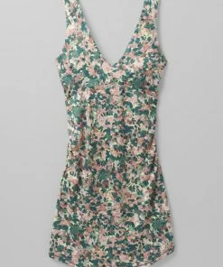 Prana Pearl Isla Dress White Garden
