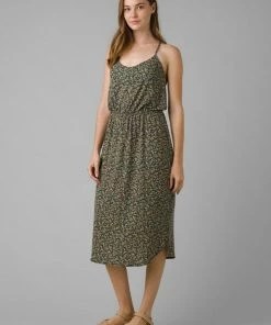 Prana Ayla Dress Black Petals