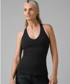 Prana Layna Bra Tank Black