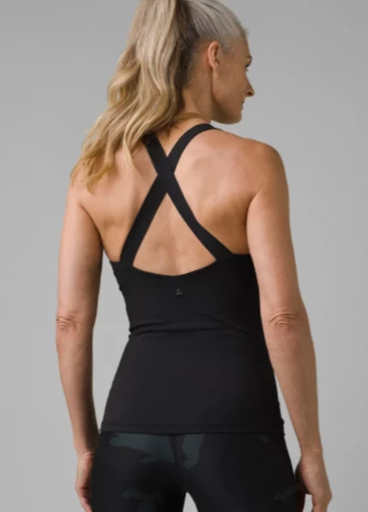 Prana Layna Bra Tank Black 4 Prana Layna Bra Tank Black