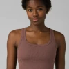 Prana Becksa Bralette Flannel Heather