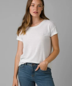 Prana Cozy Up T-shirt White
