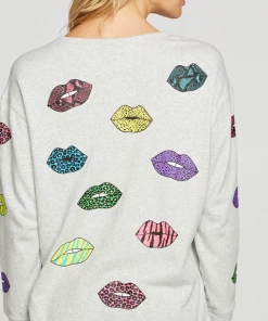 Chaser Fleece Crew Lips