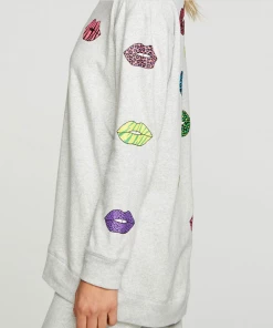 Chaser Fleece Crew Lips