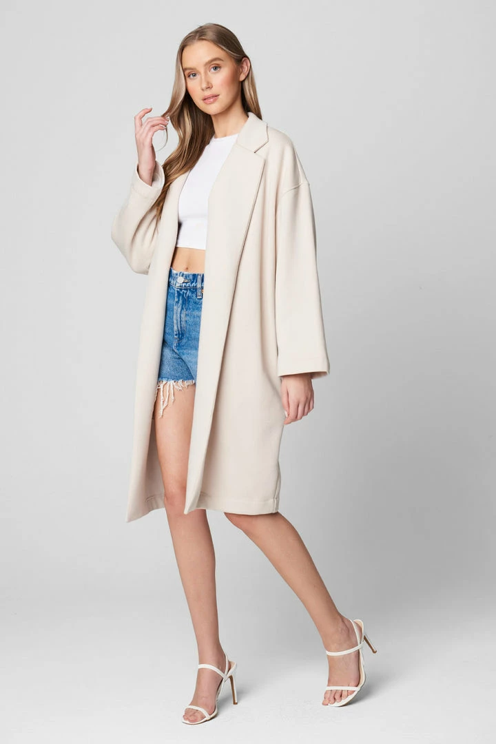 BLANK NYC Keep Me Company Jacket Cream 4 BLANK NYC Keep Me Company Jacket Cream