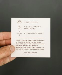 JaxKelly Shower Affirmation Cards