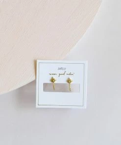 JaxKelly Star Huggie Earrings