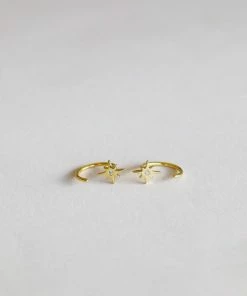 JaxKelly Star Huggie Earrings