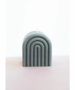JaxKelly Short Arch Grey Candle