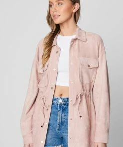 BLANK NYC Think Pretty Jacket Pink
