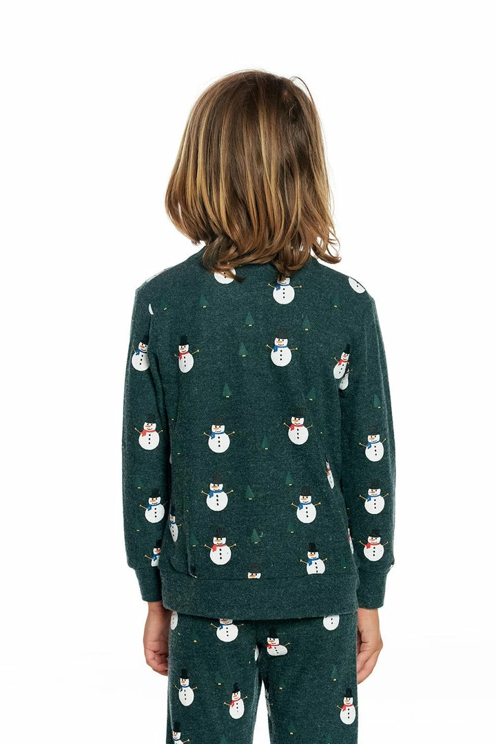 Chaser Boys Bliss Longsleeve Crew Holly Snowman 4 Chaser Boys Bliss Longsleeve Crew Holly Snowman