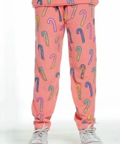 Chaser Girls Bliss Pant Flamingo Candy Canes