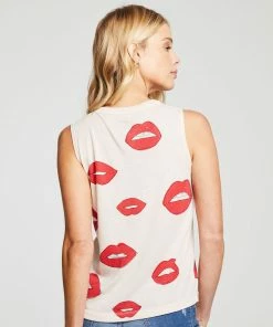 Chaser Hi Lo Muscle Tank Whimsey Kiss