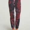 Chaser Rib Shirred Jogger Blackberry Tie Dye