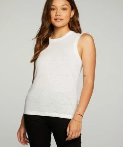 Chaser Muscle Tank White
