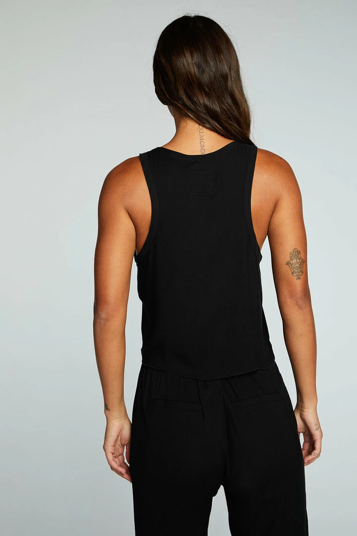 Chaser Snap Front Henley Black 4 Chaser Snap Front Henley Black
