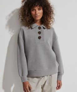 Varley Andale Sweatshirt Grey Marl
