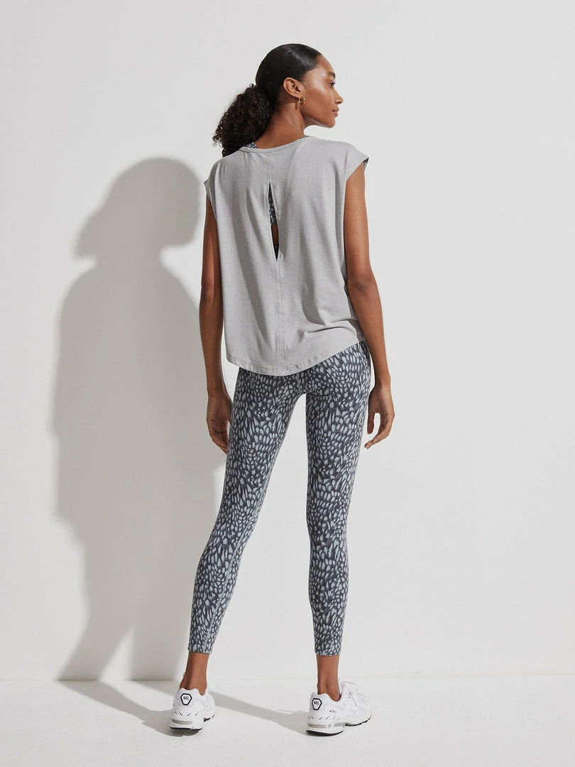 Varley Rosario T-Shirt Grey Marl 5 Varley Rosario T-Shirt Grey Marl