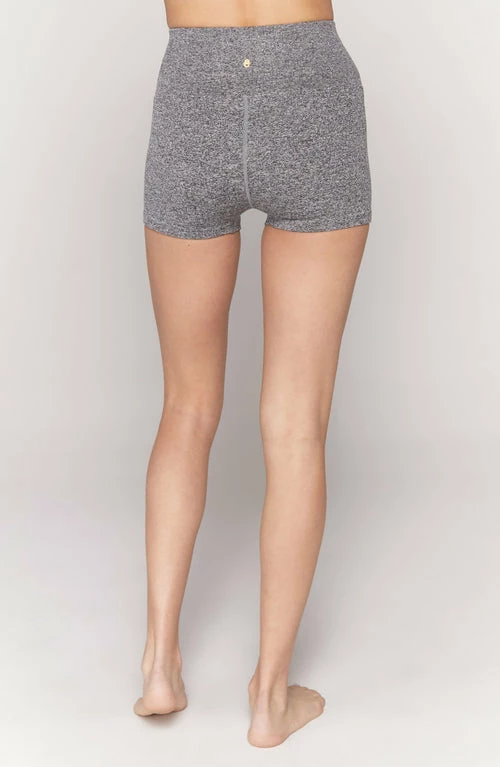 Spiritual Gangster Amor Seamless High Waist Shortie Heather Grey 4 Spiritual Gangster Amor Seamless High Waist Shortie Heather Grey