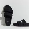 Varley Giles Quilted Slides Black