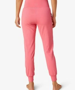 Beyond Yoga Heather Rib Jogger Pink Crush