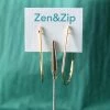 Sai Brazil Teardrop Hoop Earring Gold