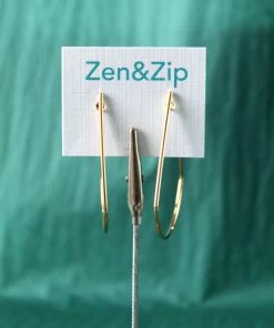 Sai Brazil Teardrop Hoop Earring Gold