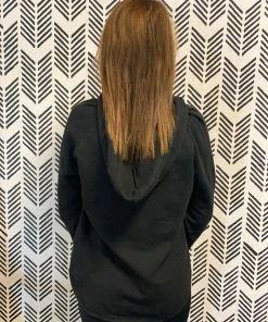 Zen&Zip Hoodie Black