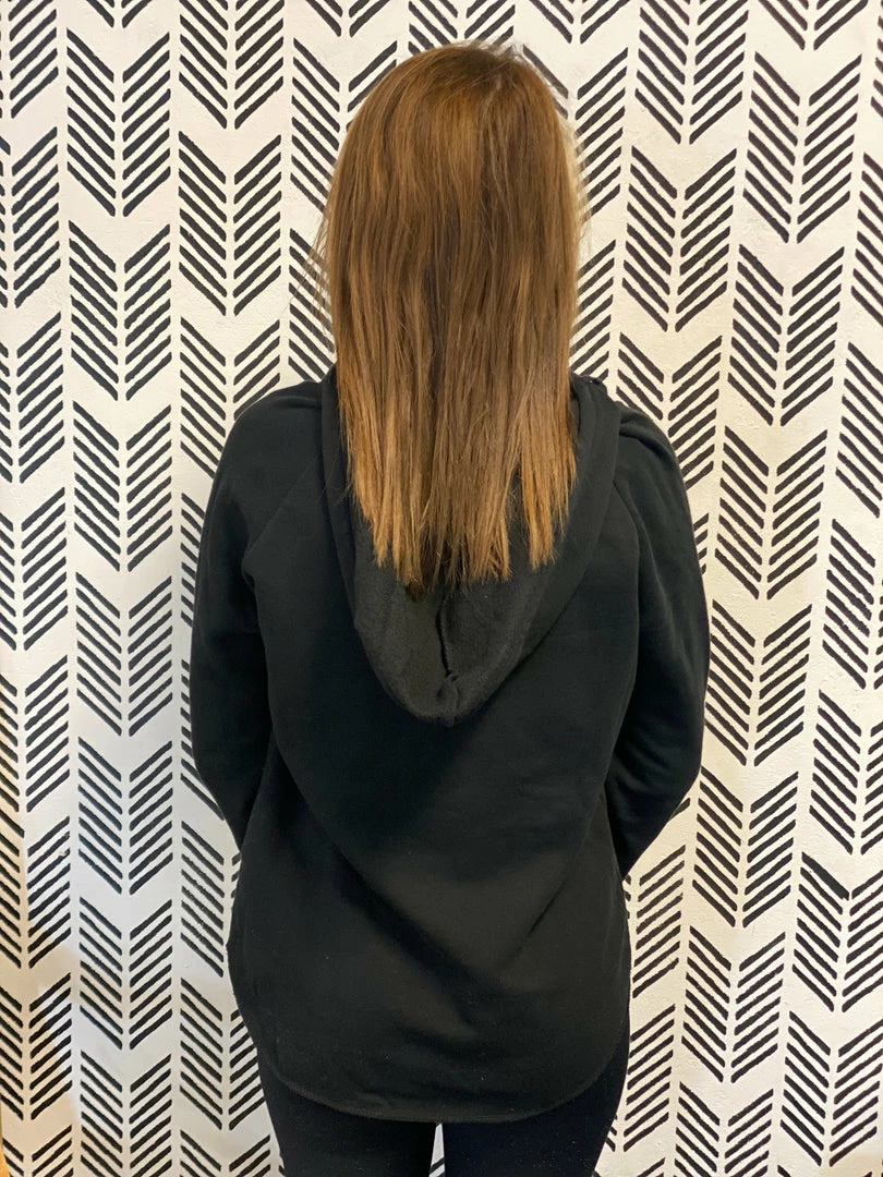 Zen&Zip Hoodie Black 4 Zen&Zip Hoodie Black