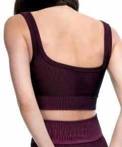 Avocado Kali Scoop Bra Fuchsia Purple