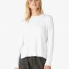 Beyond Yoga Side Slit Pullover White 2 Beyond Yoga Side Slit Pullover White