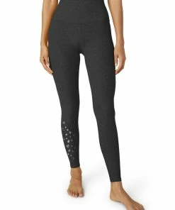 Beyond Yoga Spacedye Heart Foil Midi Darkest Night