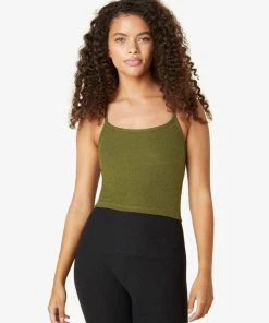 Beyond Yoga Spacedye Slim Racerback Deep Olive