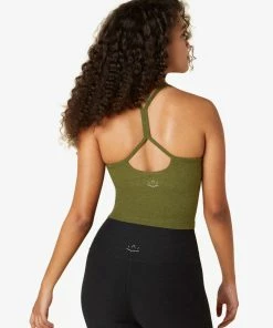 Beyond Yoga Spacedye Slim Racerback Deep Olive