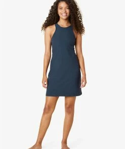 Beyond Yoga Under Lock And Key Dress Nocturnal Navy