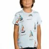 Chaser Boys Shortsleeve Sailboat