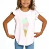Chaser Ice Cream Girls Flutter Sleeve