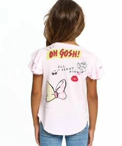 Chaser Girls Flutter Sleeve Tee Graffiti