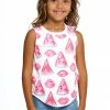 Chaser Girls Vintage Shirttail Muscle Watermelon