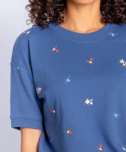 P.J. Salvage Ditsy Days Tee Navy