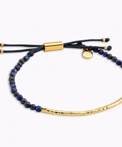 Gorjana Power Gemstone Brooks Bracelet For Wisdom Gold Lapis