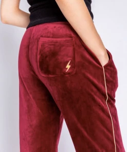 P.J. Salvage Velour Vanity Pant Port