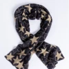 P.J. Salvage Shinning Star Scarf Black Gifting