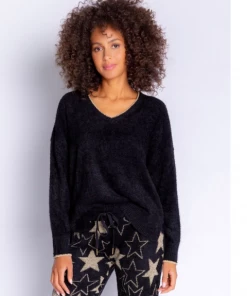 P.J. Salvage Shinning Star Longsleeve Black