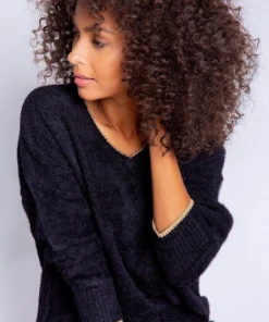 P.J. Salvage Shinning Star Longsleeve Black